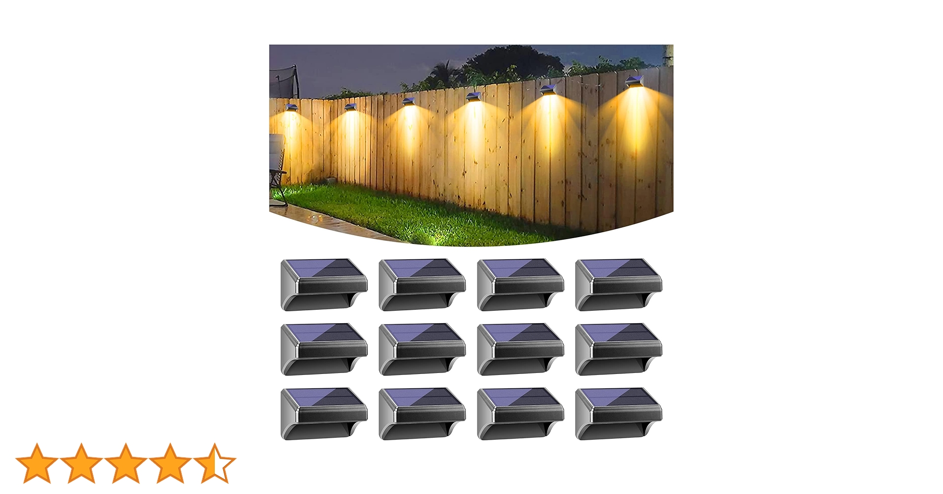 フェンスライト Amazon.co.jp: Bridika ソーラーフェンスライト フェンスライト